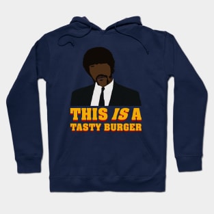 This is a tasty burger. Hoodie